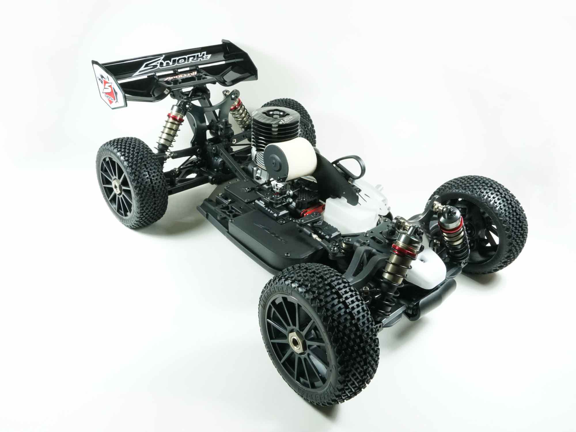 SWORKz Apollo 1/8 Nitro Power Buggy Pro RTR with Prepainted Body Shell