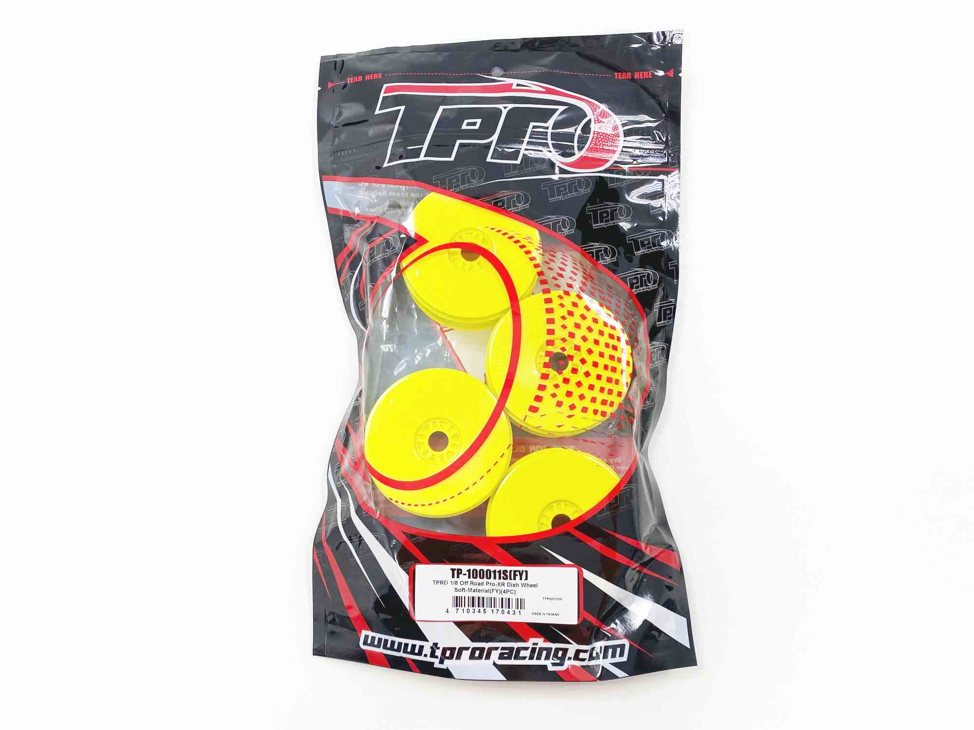 TPRO 1/8 Off Road Dish Pro-XR Race Hard Wheel (FY) (4)