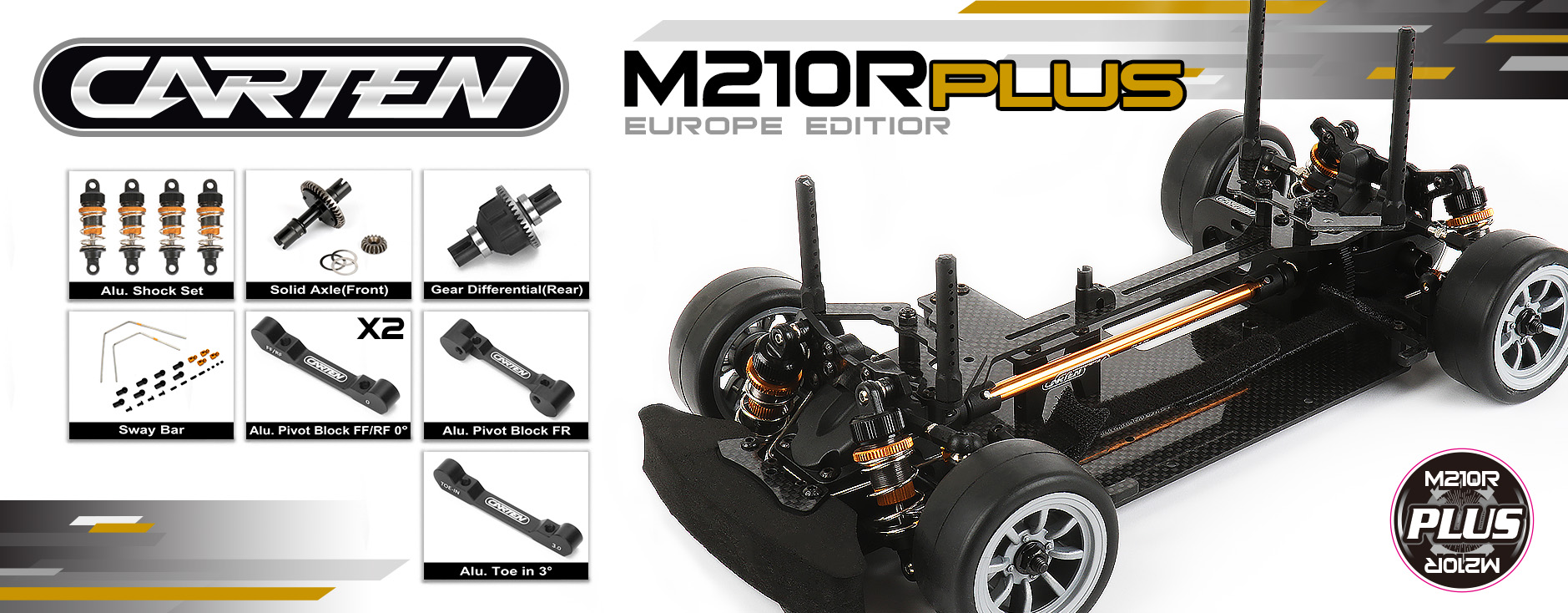 CARTEN M210R Plus 1/10 M-Chassis Kit 