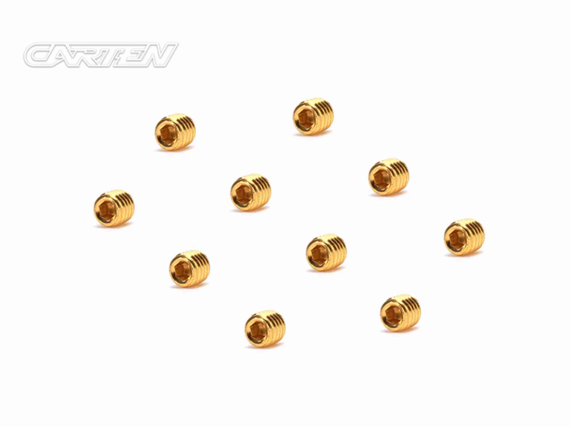 CARTEN Set Screw 12.9- SS M5x5(Gold Coating) (10)