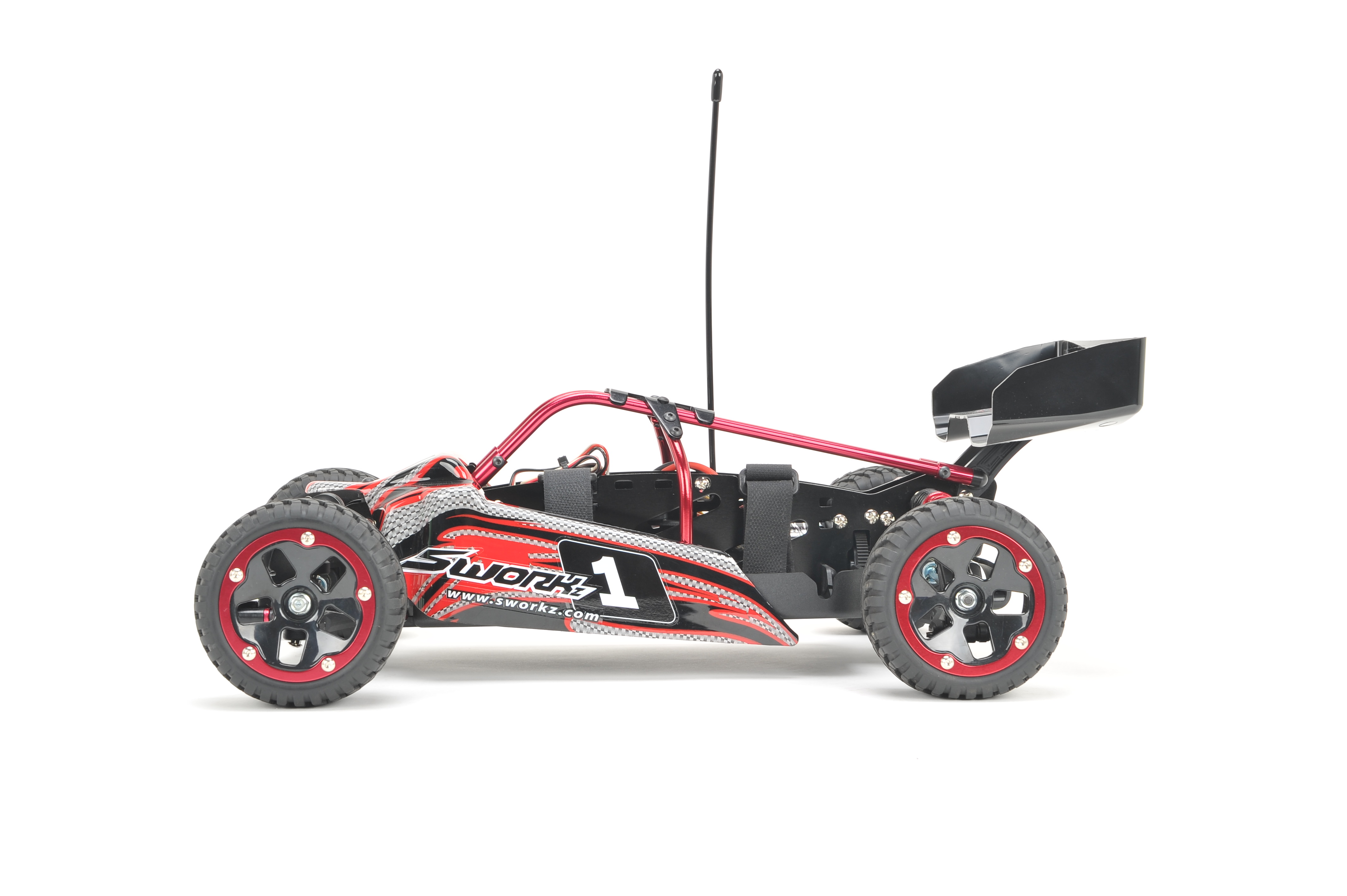 SWORKz Fox4x4 1/10 Elektric Brushless Fun Buggy RTR (rot)