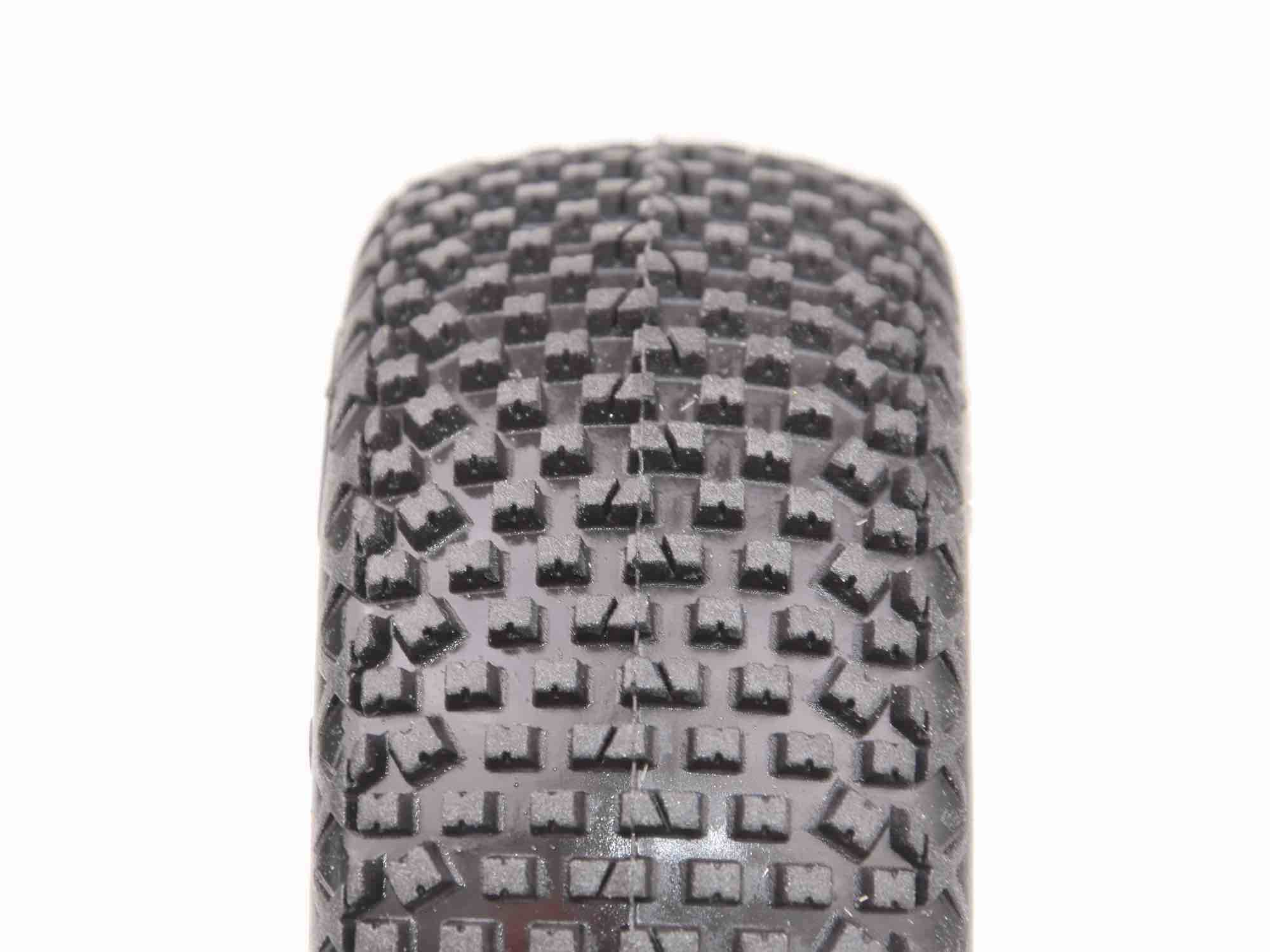 TPRO 1/8 OffRoad MEGABLOCK Racing Tire Pre-Mounted (T3 - Soft)(WH)