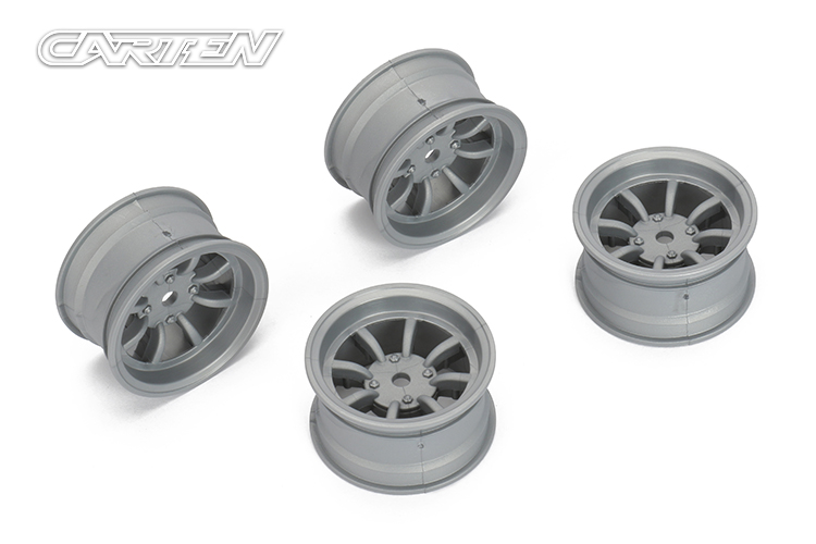 CARTEN 8 Spoke Wheel +4mm (Gray)