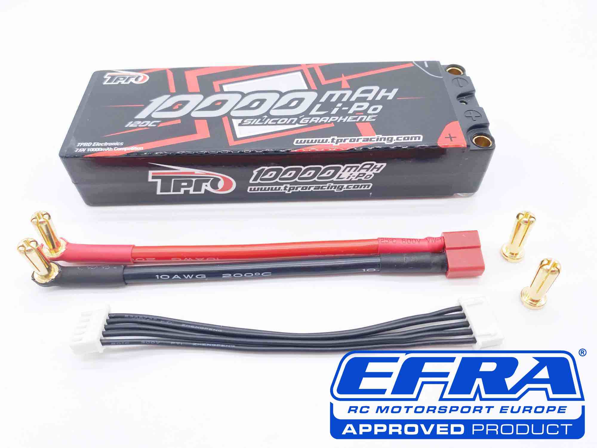 TPRO Electronics HV LIPO Competition 7,6V 10000mAh 120C 5mm Stick