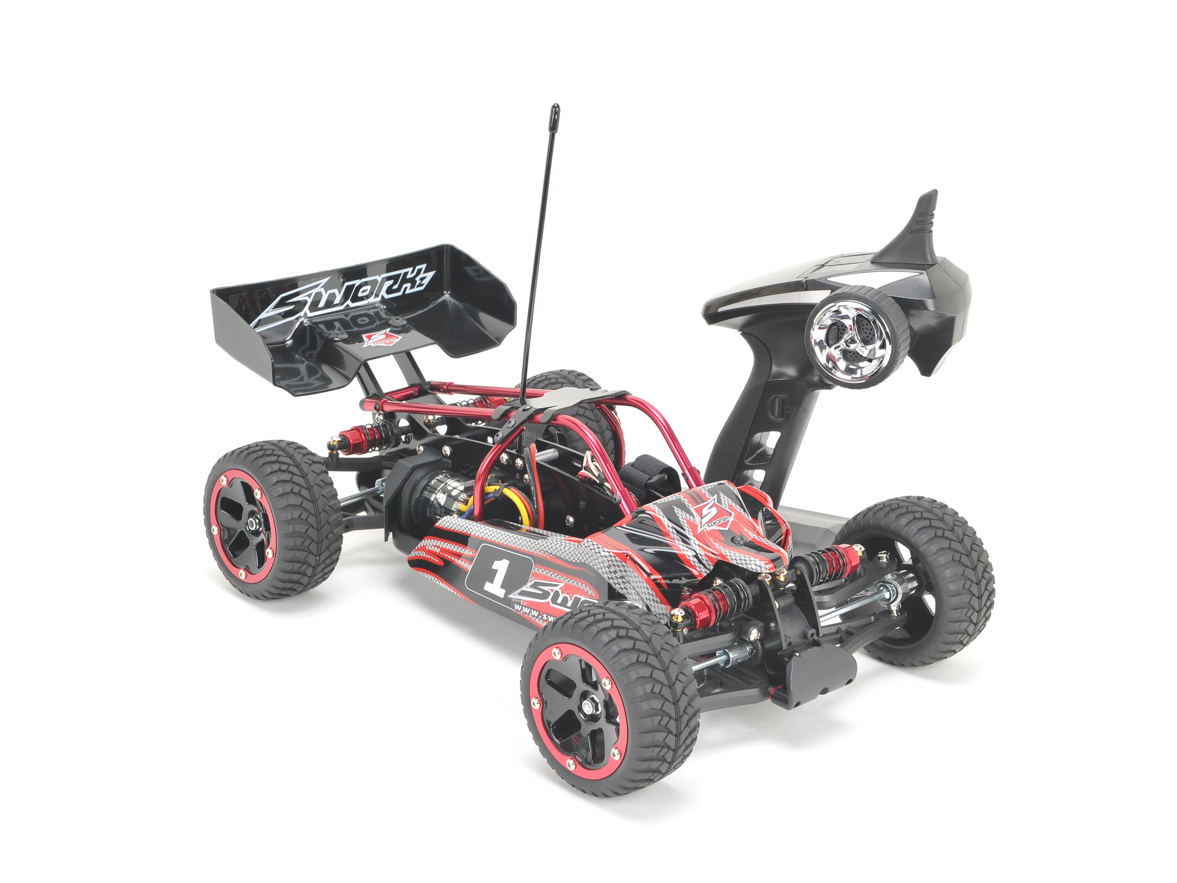 SWORKz Fox4x4 1/10 Elektric Brushless Fun Buggy RTR (rot)