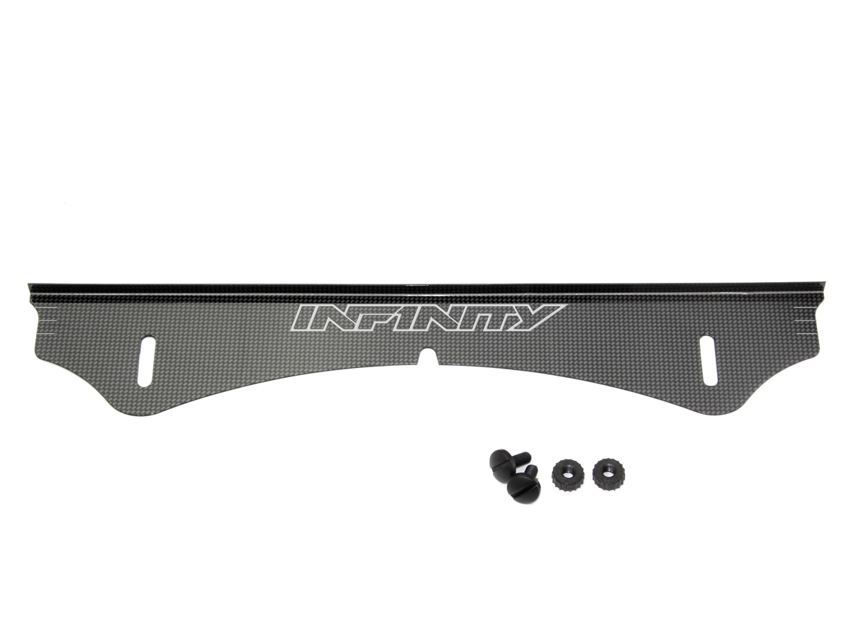 INFINITY LIGHT WEIGHT LIP SPOILER SET (Carbon Style with Logo)