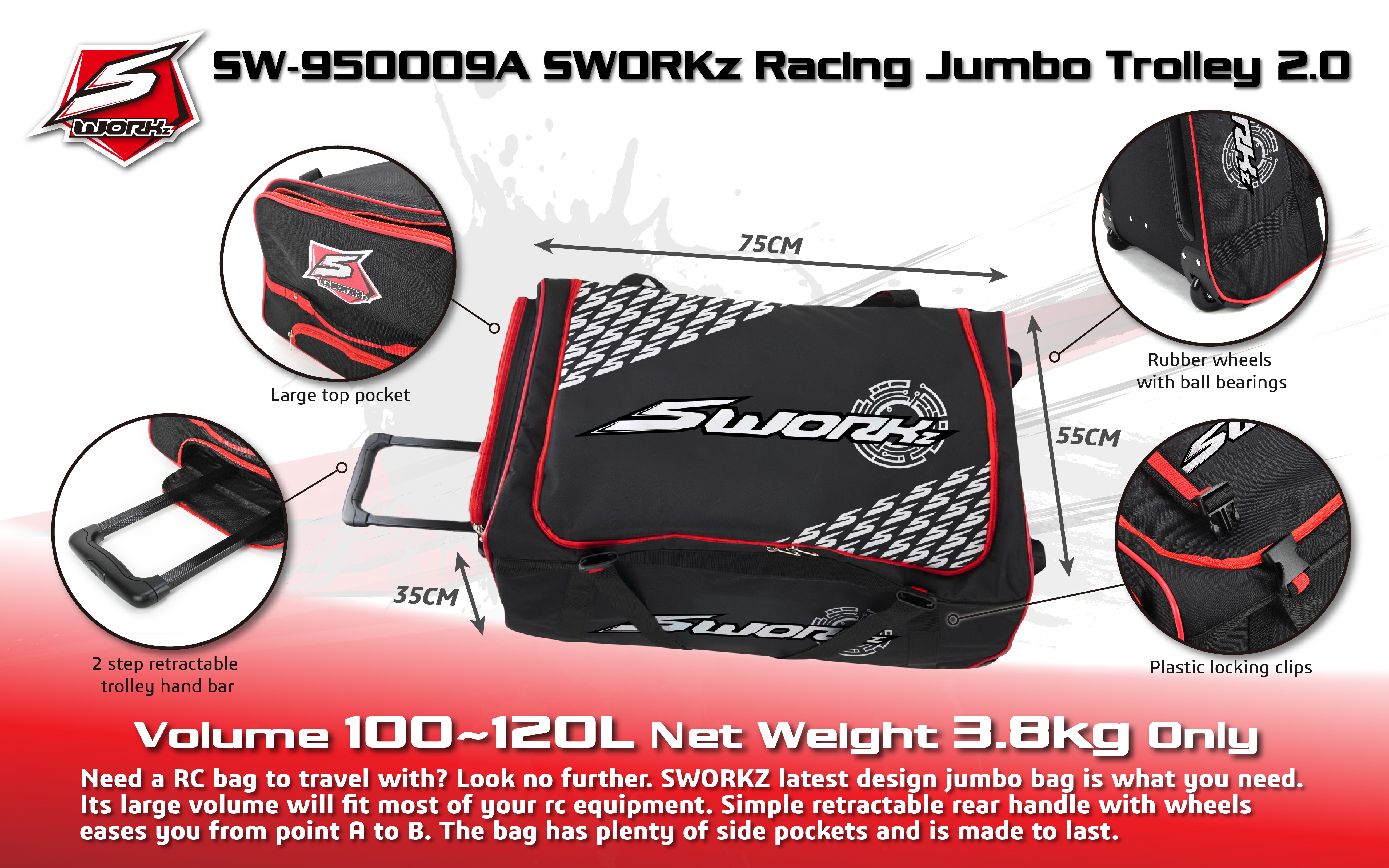 SWORKz Racing Jumbo Trolley II