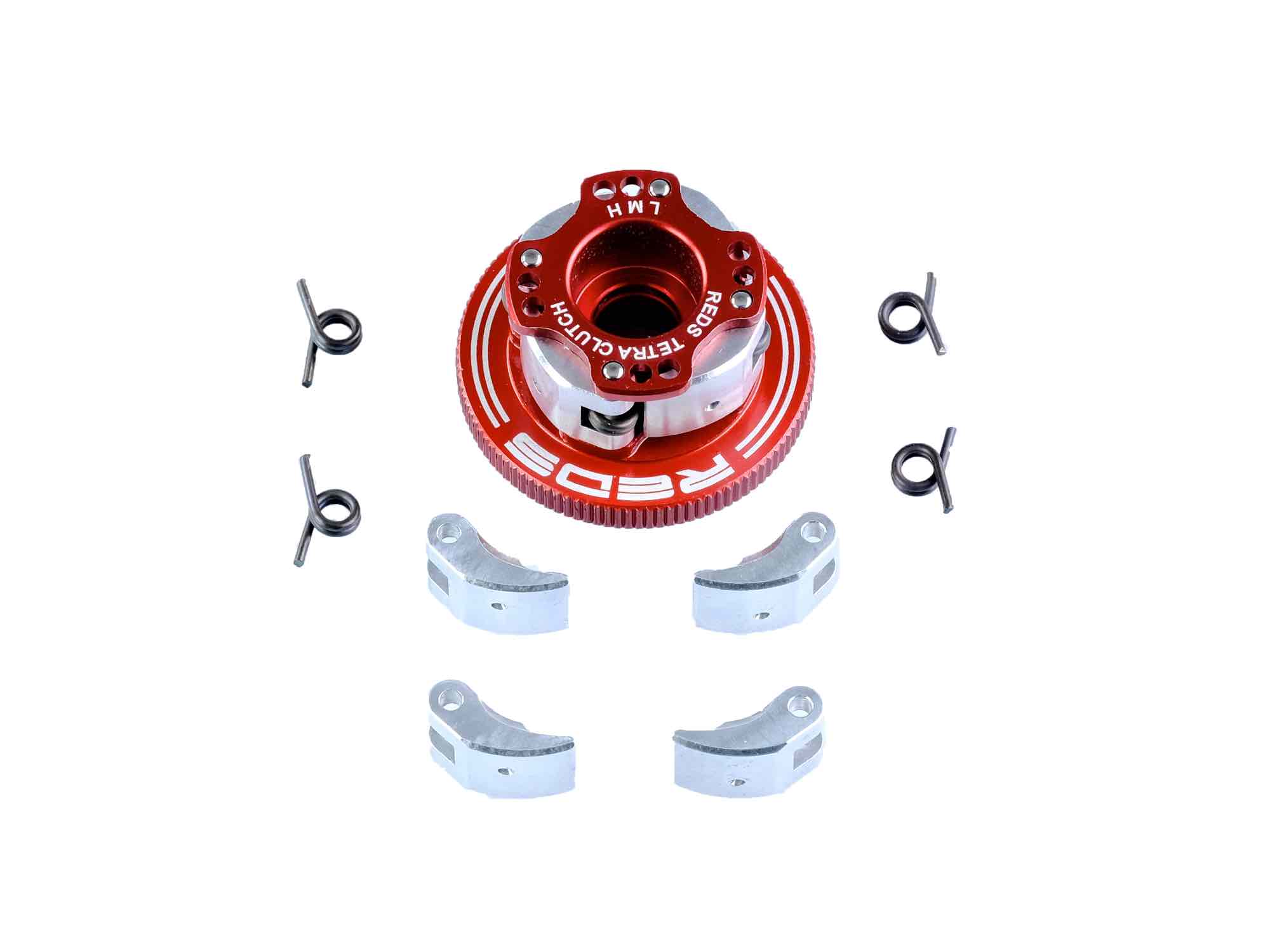 REDS TETRA-X CLUTCH ADJUSTABLE 4 ALU SHOES KIT OFF ROAD 34mm