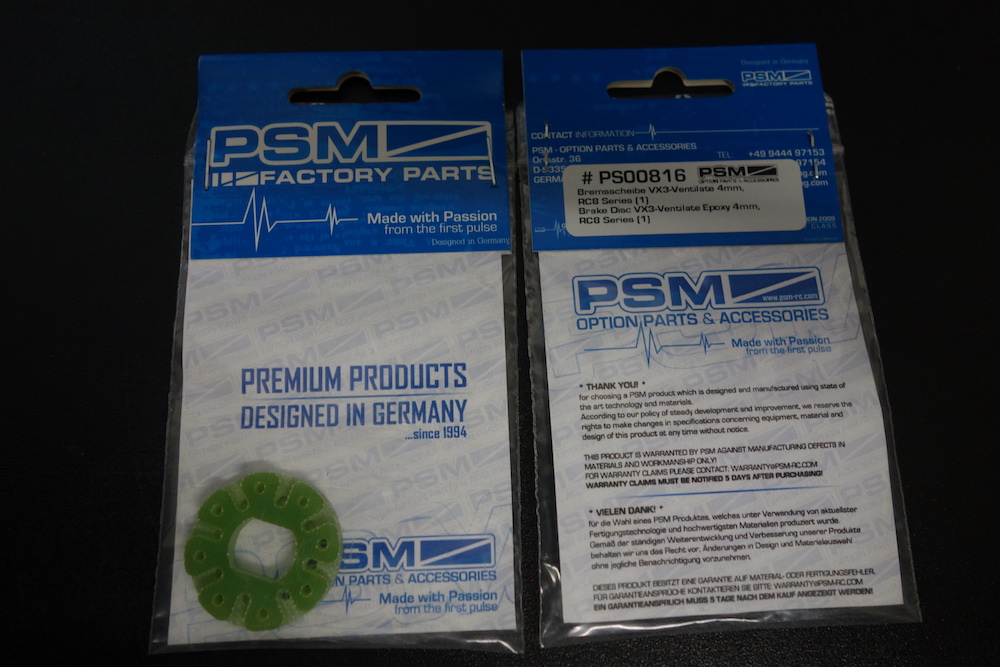 PSM brake disc VX3 Ventilate epoxy 4 mm RC8/B/T