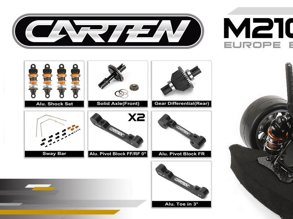 CARTEN M210R Plus 1/10 M-Chassis Kit 