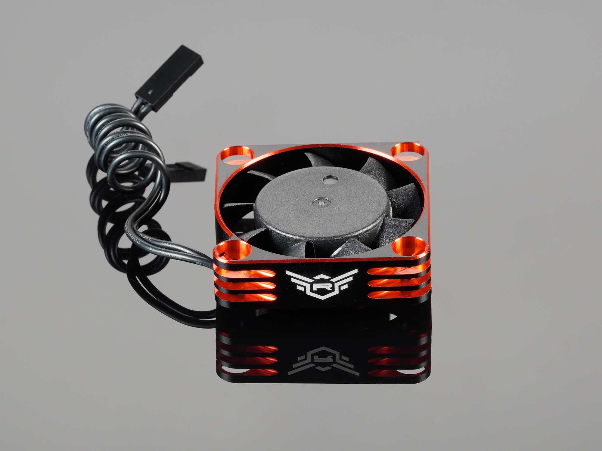 REDS FAN COOLING 40X40X10 mm ALU HIGH SPEED, 180 mm lead, servo connector