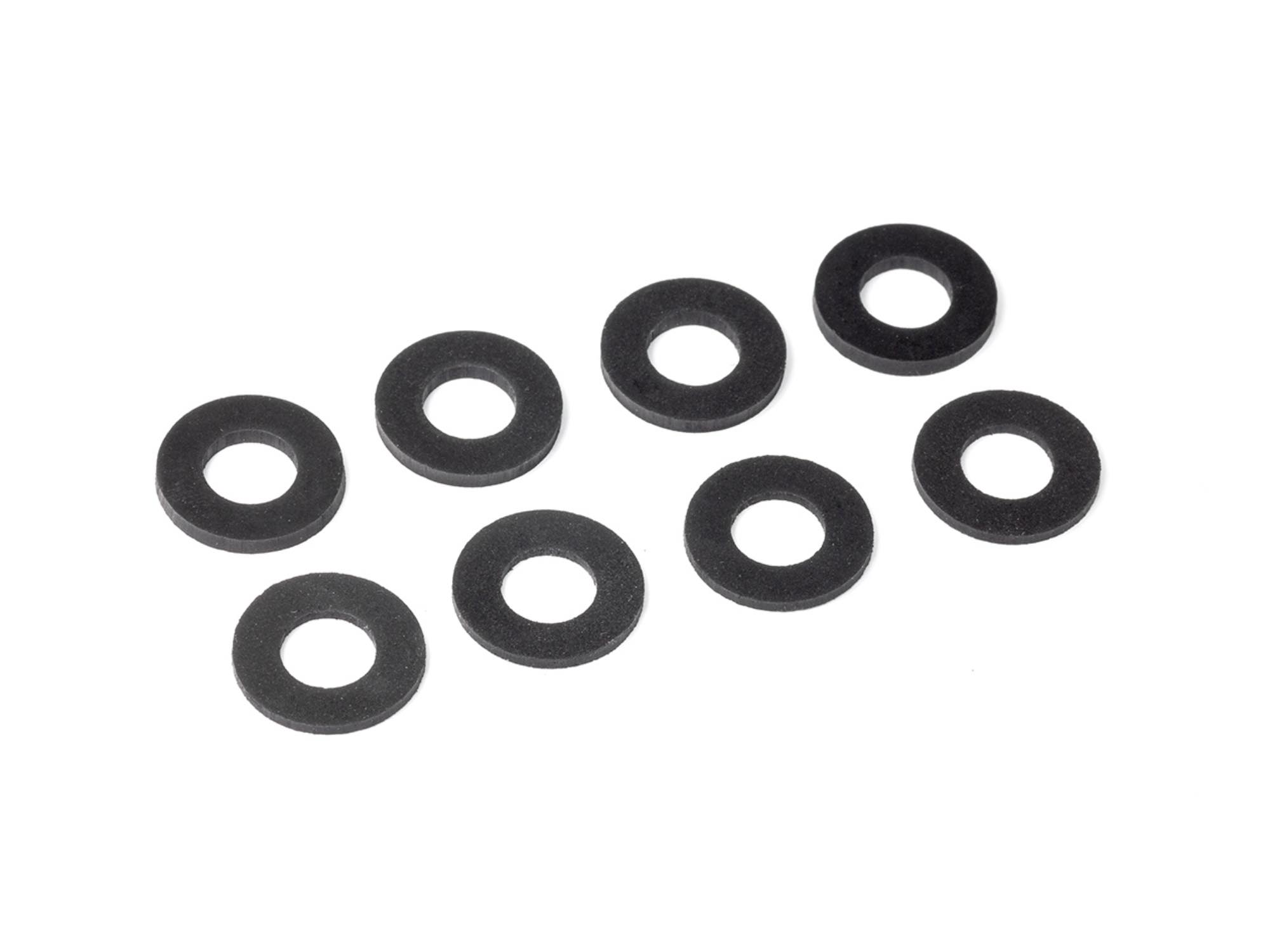 SMJ RUBBER BODY MOUNT SPACER 8x15mm (1.0/1.5mm/4pcs each)