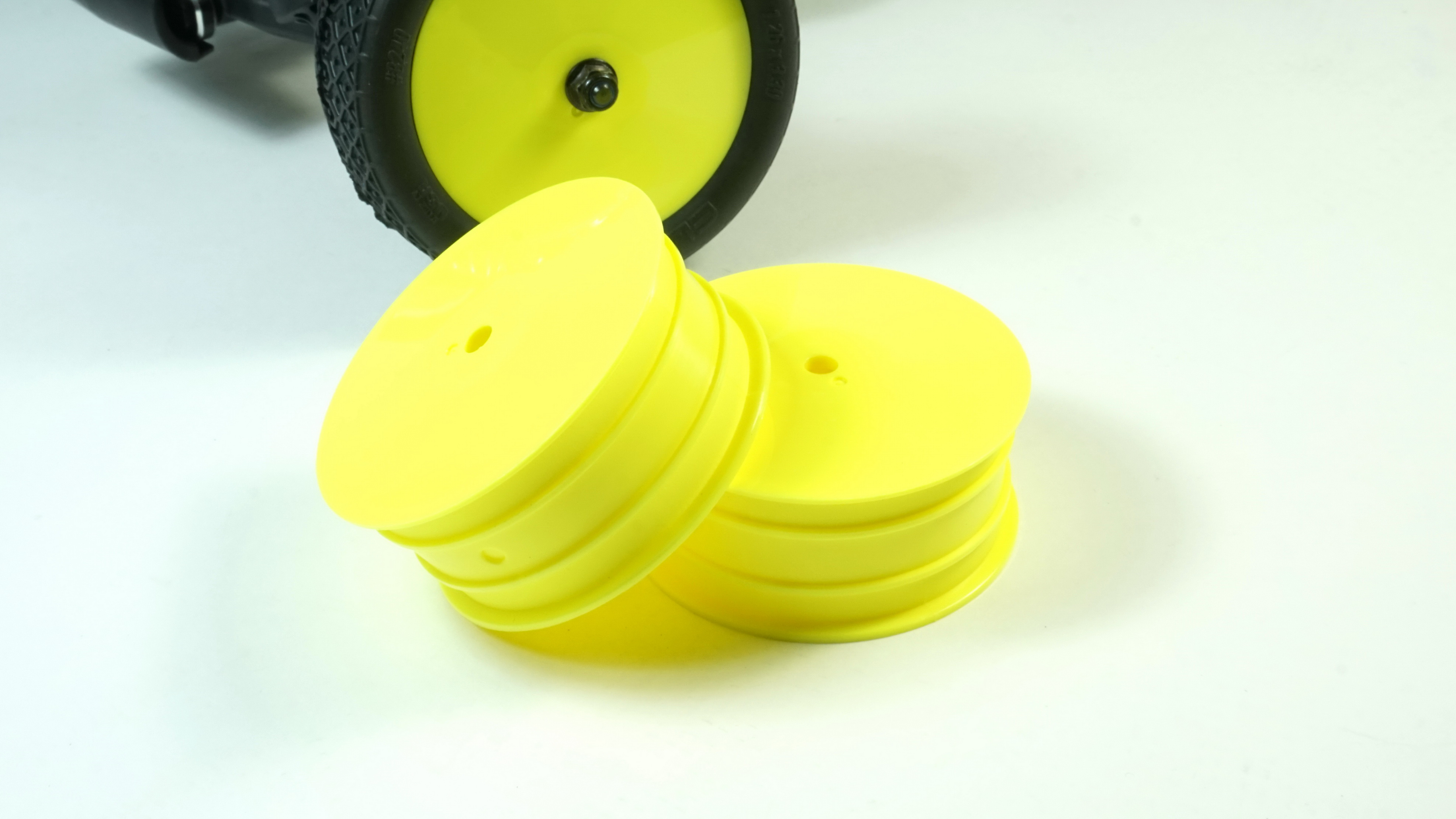 TPRO 1/10 4WD Off Road Front Dish Wheel yellow 12mm(4)