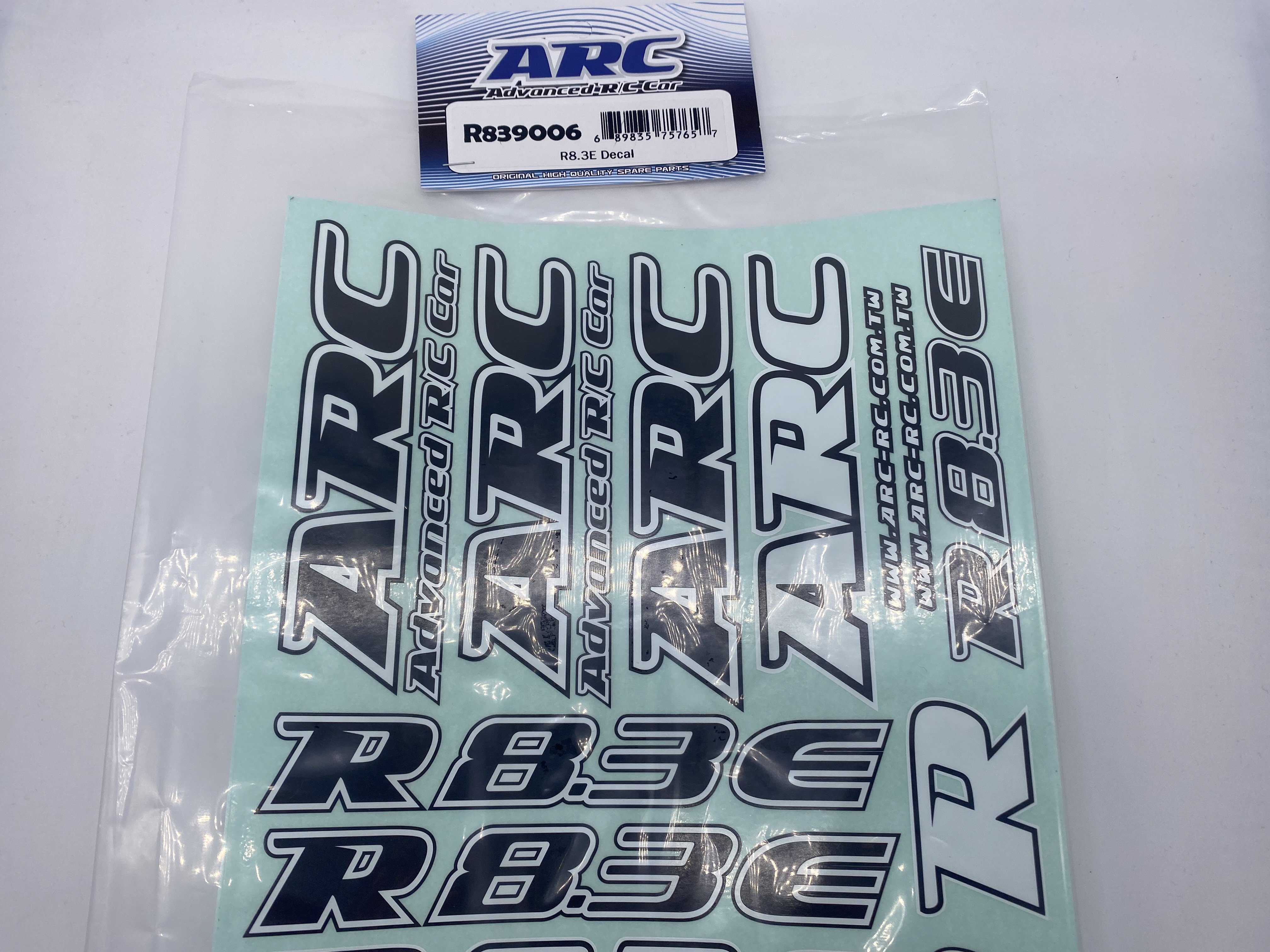 ARC R8.3E Decals