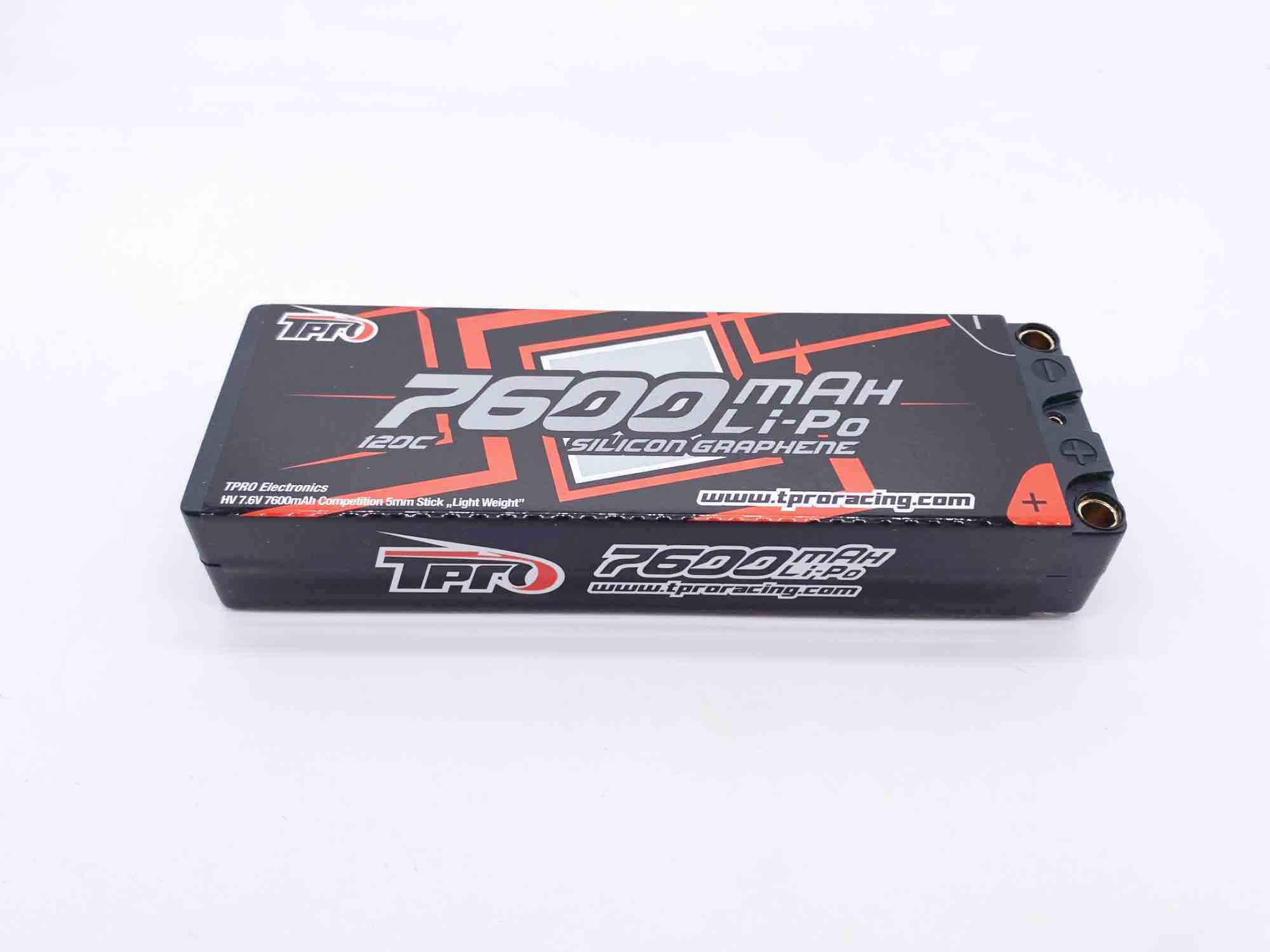 TPRO Electronics HV LIPO Competition 7,6V 7600mAh 120C 5mm Light Weight