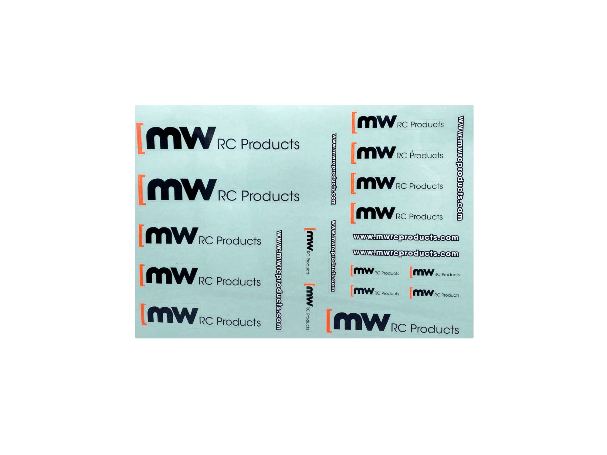 MW RC PRODUCTS Logo Sticker (1)